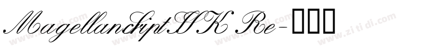MagellanScriptSSK Re字体转换